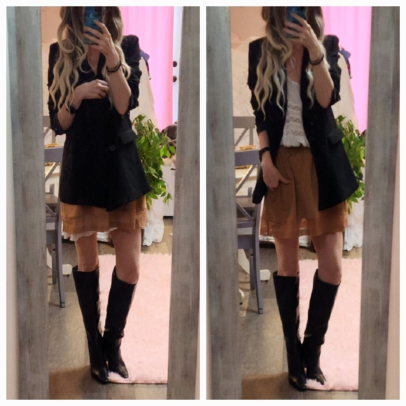 Free People FP Collection Date Night Tall Boots Size 10